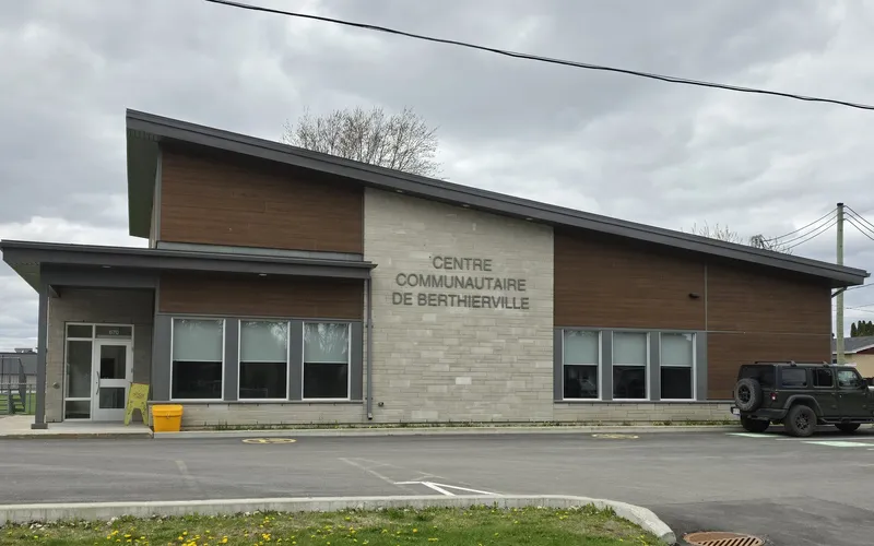Centre communautaire à Berthierville en phase de construction