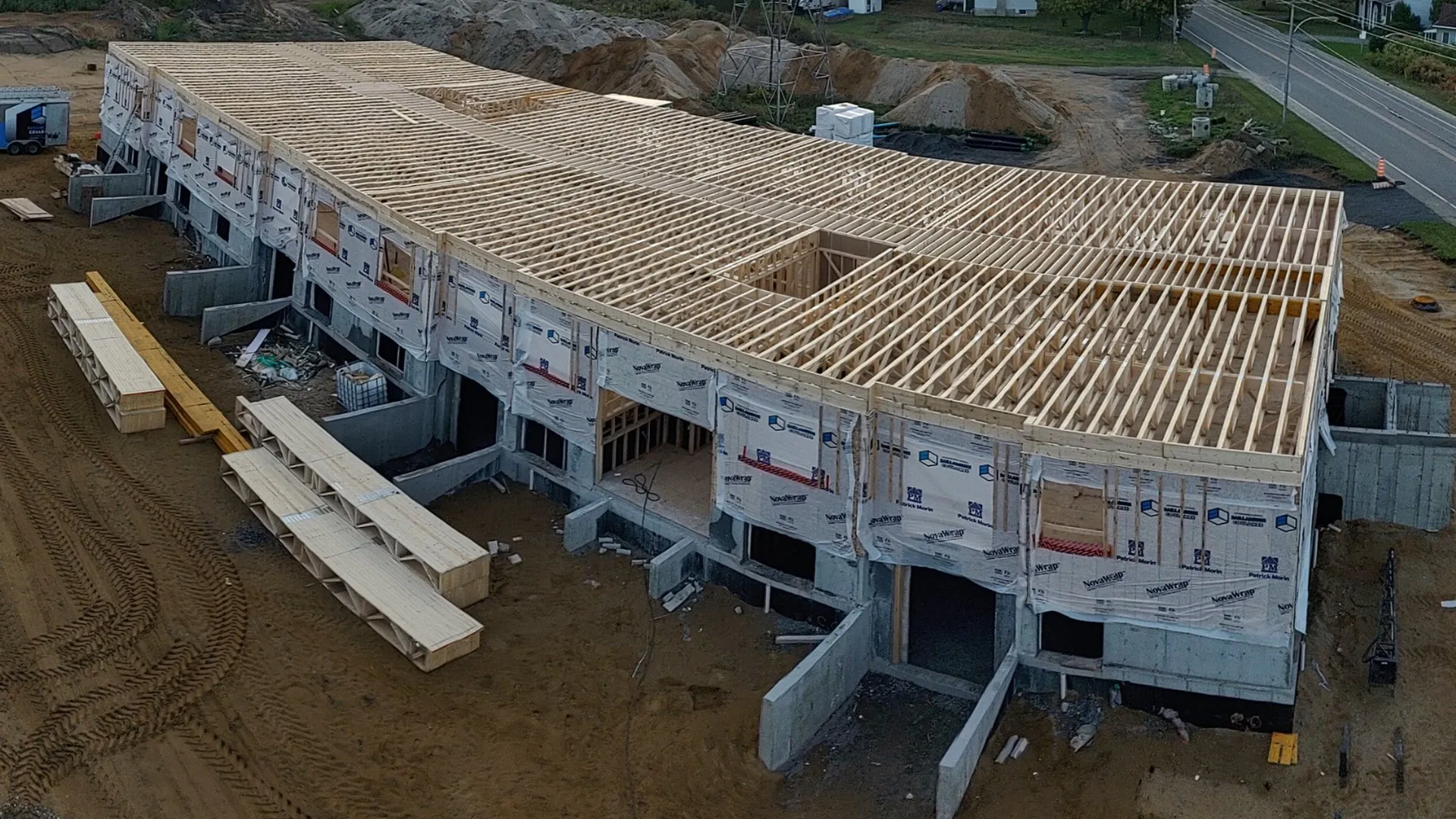 Vue projet 32-logements à Joliette
